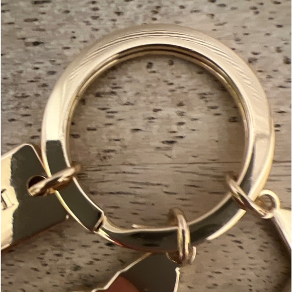 Coach Dreams Sunset Triple Charm Keychain or Bag Charm - Picture 2 of 7